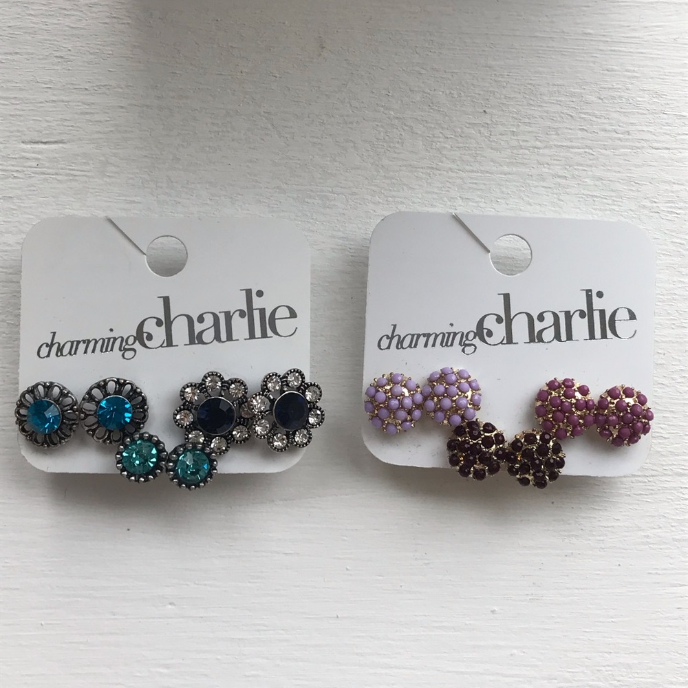 NWT! Charming Charlie Earring Sets
